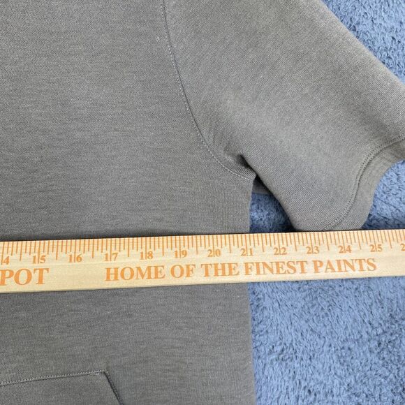 Helmut Lang Shirt Mens Medium Beige Oversized Short Sleeve Sweatshirt Pocket Tee - Picture 6 of 14